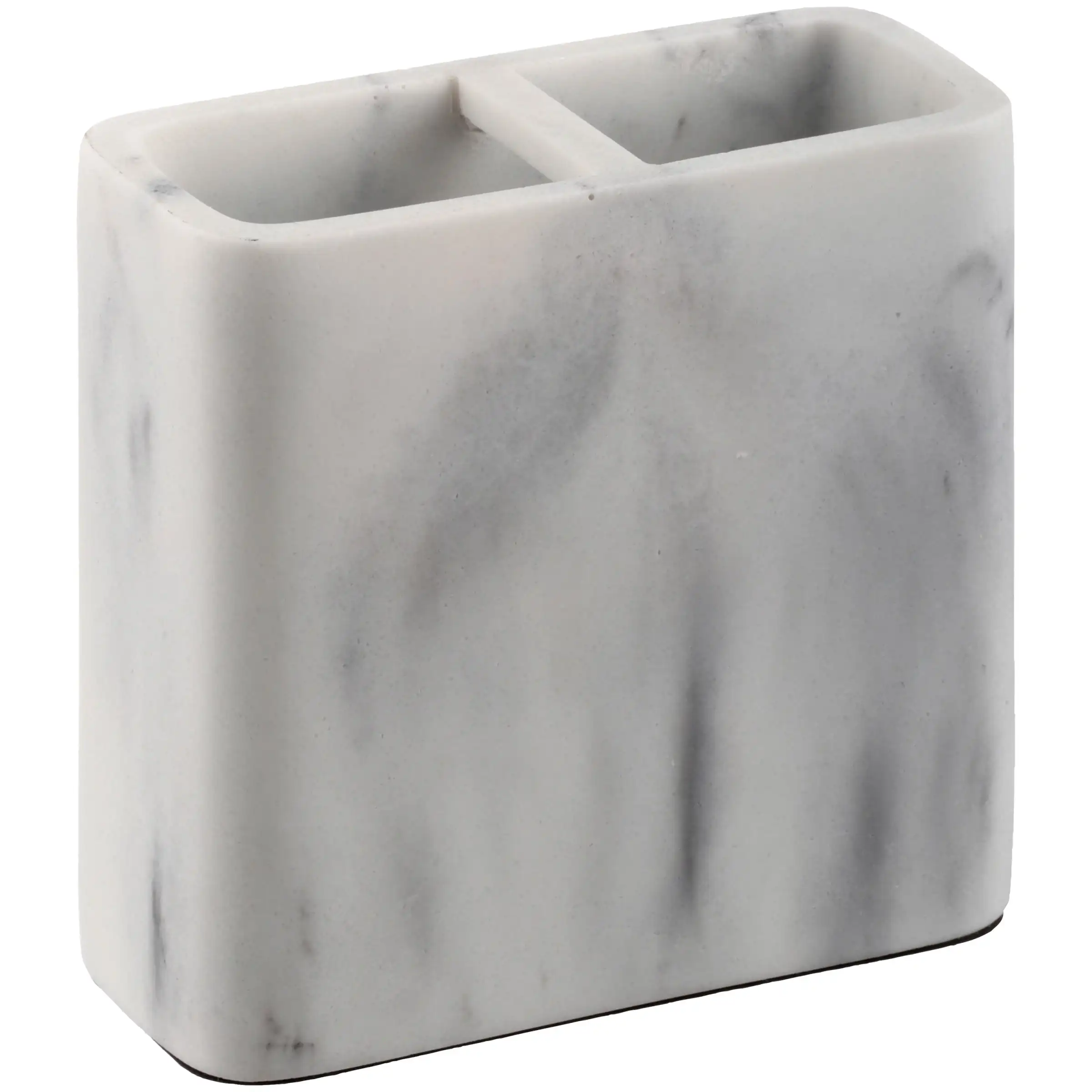 Better Homes & Gardens Faux Marble Toothbrush Holder, White