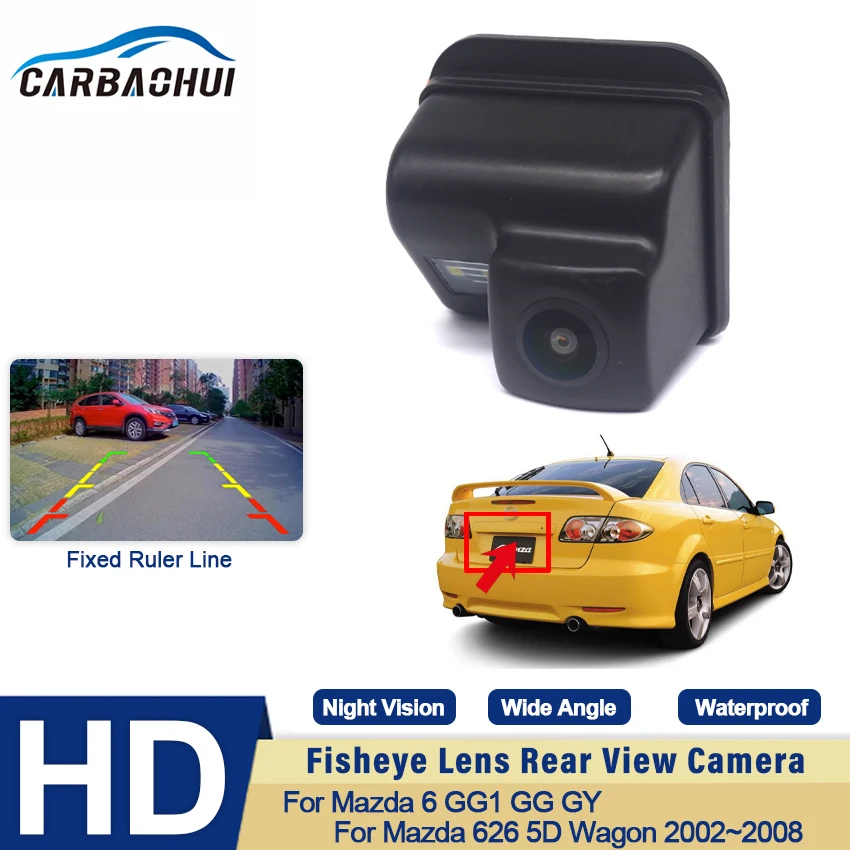 

Car Rear View Reverse Back Up Parking Camera For Mazda 6 GG1 GG GY For Mazda 626 5D Wagon 2002~2008 Night Vision Waterproof CAM