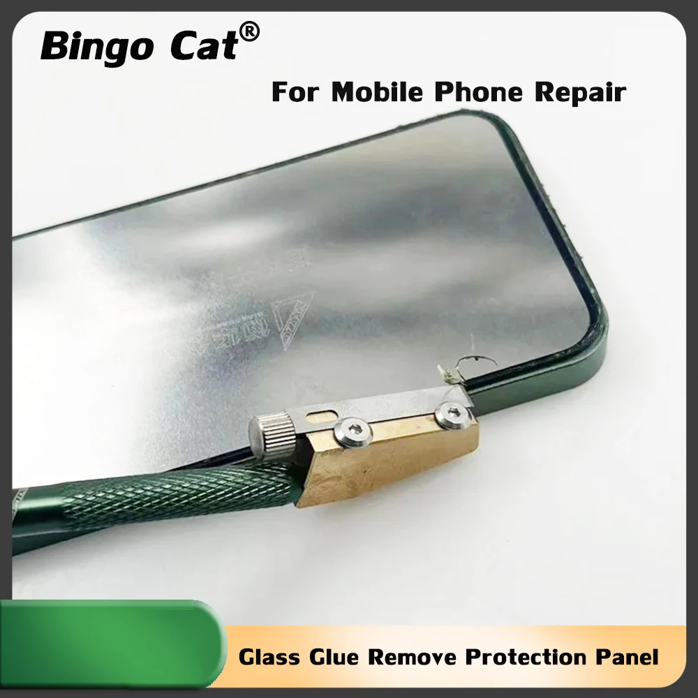 Screen Glass Glue Remove Protection Panel Blade Set For iPhone X-14 15 Pro Max Frame Glue Clean Pad Not Hurt LCD Repair Tool