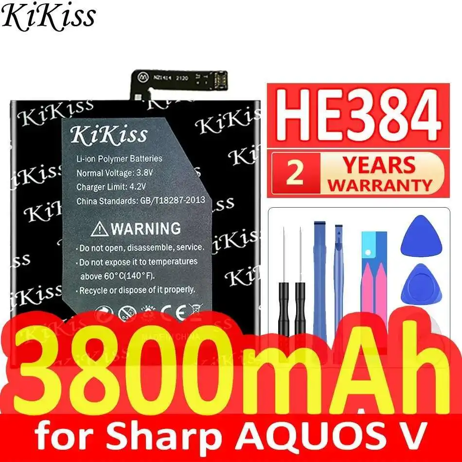 

Mobile Phone Battery 3800Mah Fast Charging For Sharp Aquos V HE384 High Performance