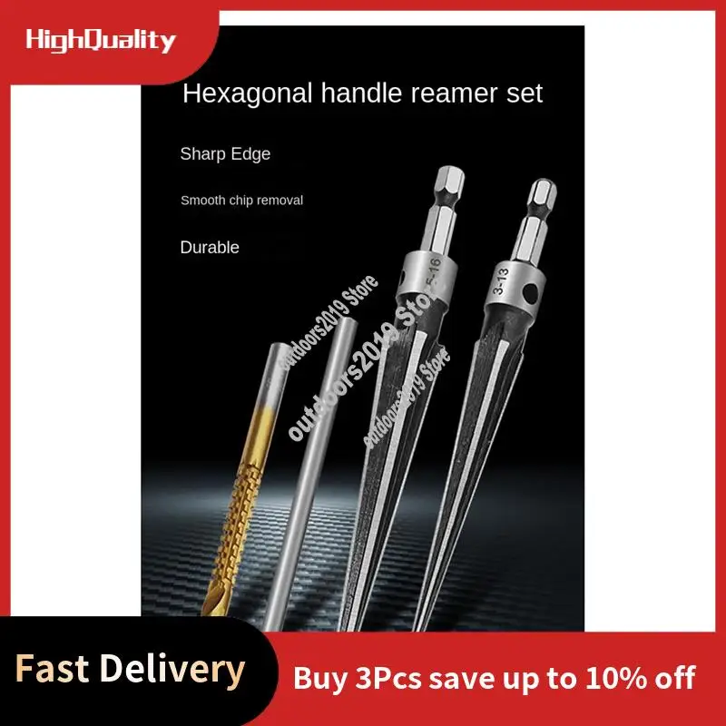 1 Set Handheld Tapered Reamer Set 5-16Mm 3-13Mm Bridge Pin Hole Tapered Reamers Machinist Luthier Tools-ABHG