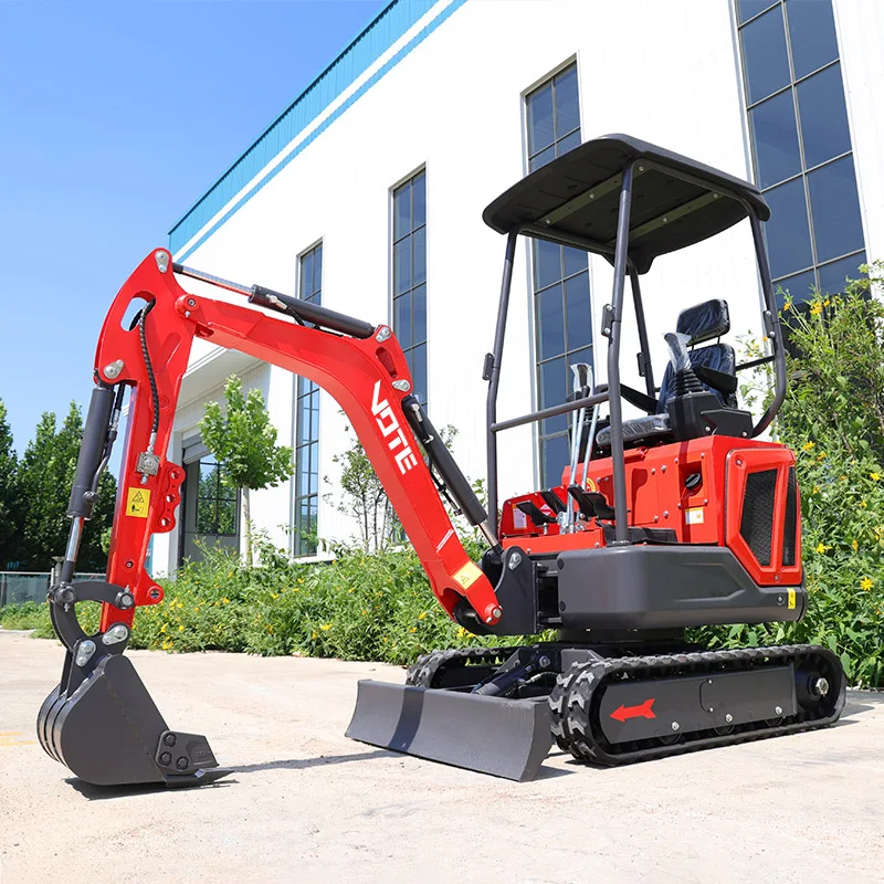 Hot 1.6 Ton Mini Excavator pelle Hydraulic Crawler Micro Digger 1 Ton Small Farm Excavator For Sale 2 Ton Prices customized