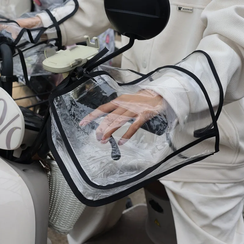 دراجة نارية الشتاء يندبروف غير نافذ للمطر غطاء المقود دراجة نارية الباردة مقاوم للماء غطاء المقود لوازم 2 قطعة