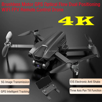 Professional 4K GPS Return FPV EIS Remote Control Drone 5G Brushless Motor GPS Smart Follow Me Three Axi Pan Tilt RC Quadcopter