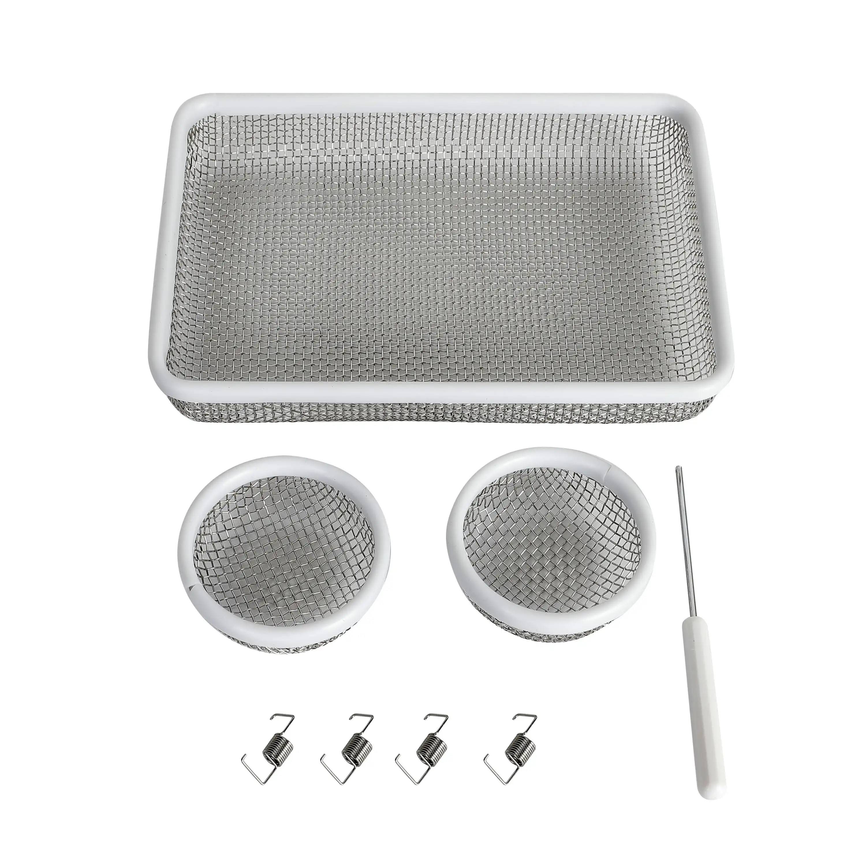 مجموعة غطاء فتحة تهوية RV من الفولاذ المقاوم للصدأ شديدة التحمل، شاشات تنفيس لجميع الأغراض للمخيمات والمقطورات، حماية متينة للطقس