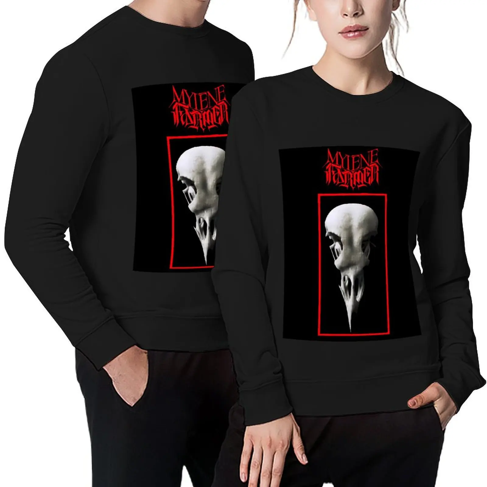 

MYLENE FARMER nevermore Pullover autumn new products mens designer clothes men clothes tracksuits graphic sweatshirts