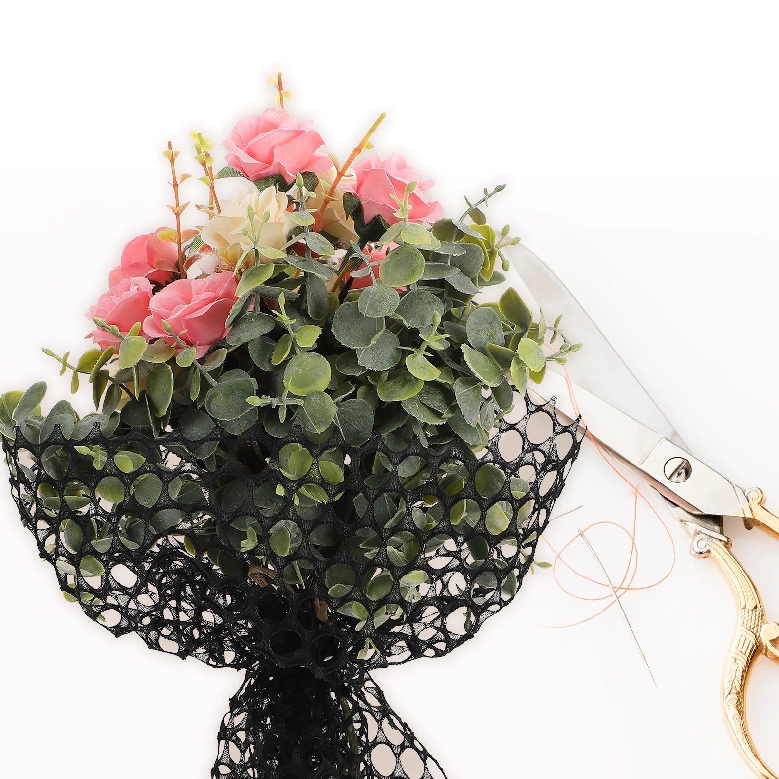 Марлевая упаковка для букетов