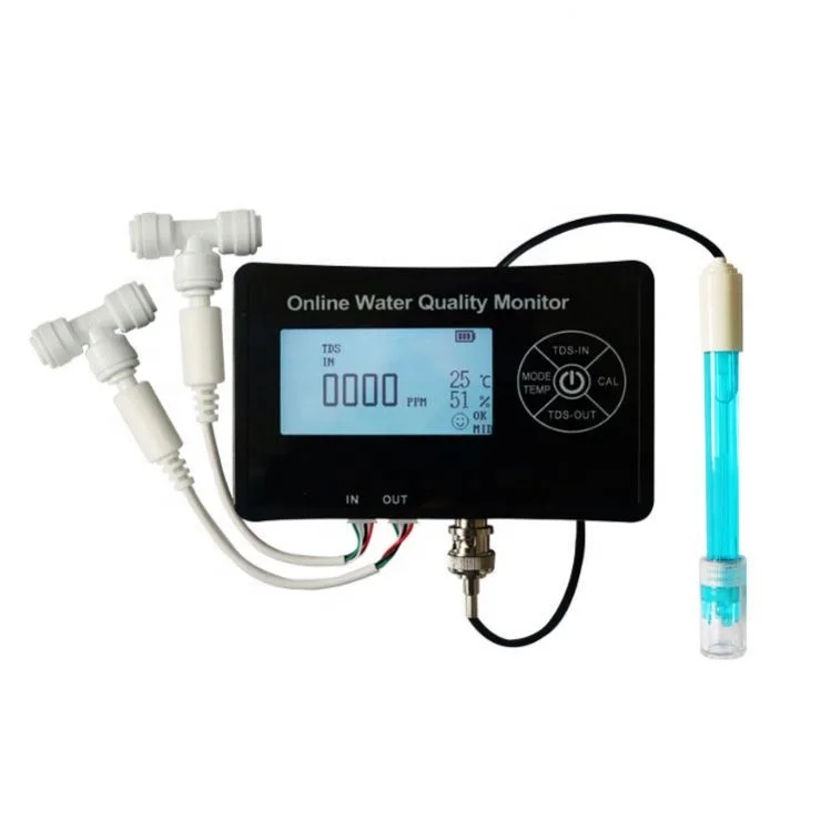 

Online 5 In 1 Fish Tank Water Quality Detector Aquarium PH EC TEMP TDS Monitor Water Quality Analyzer