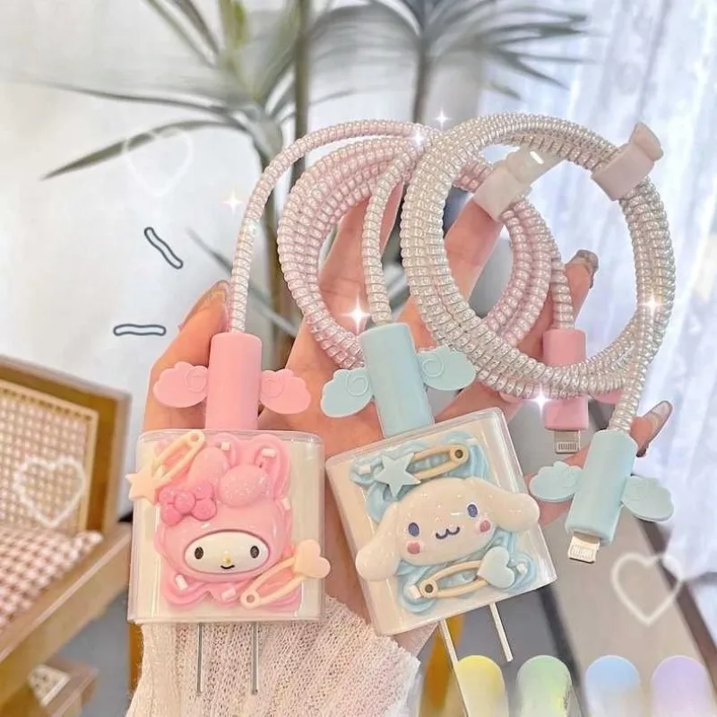 

New Hot-selling Three-dimensional Cartoon DIY Data Cable Protective Cover Charger Fast Charging Cable Protective Cover