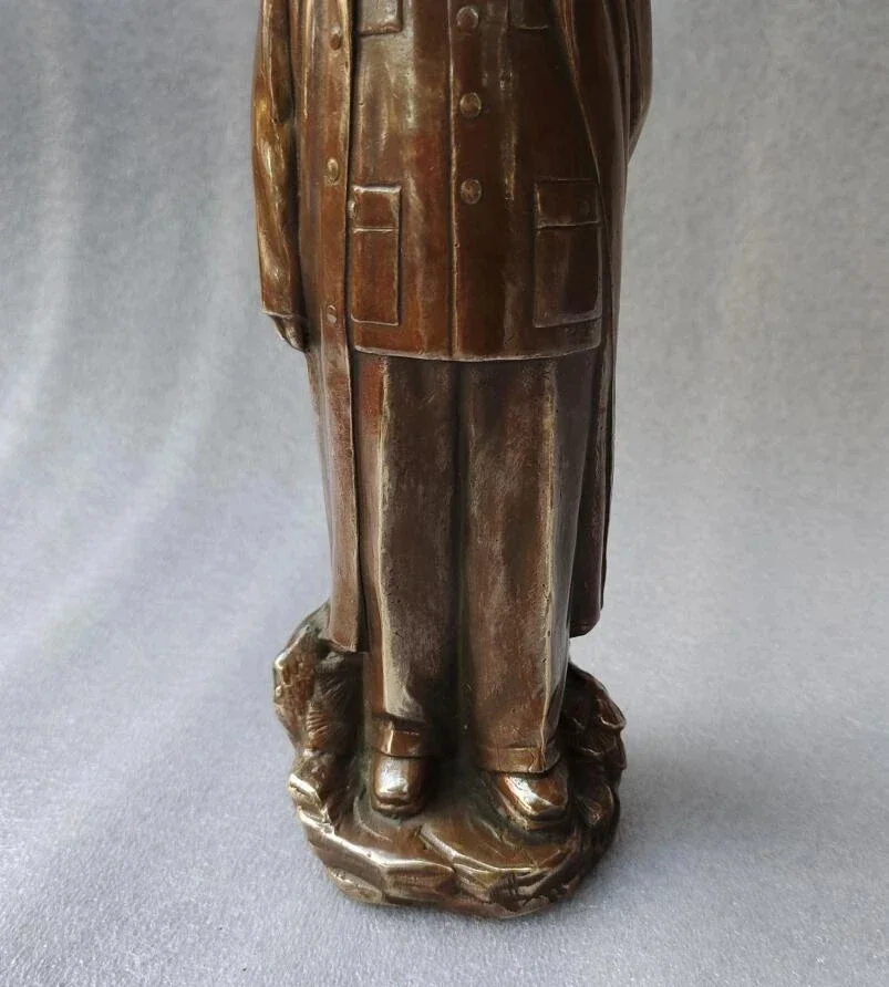 Archaize brass great leader Chairman MAO crafts statue