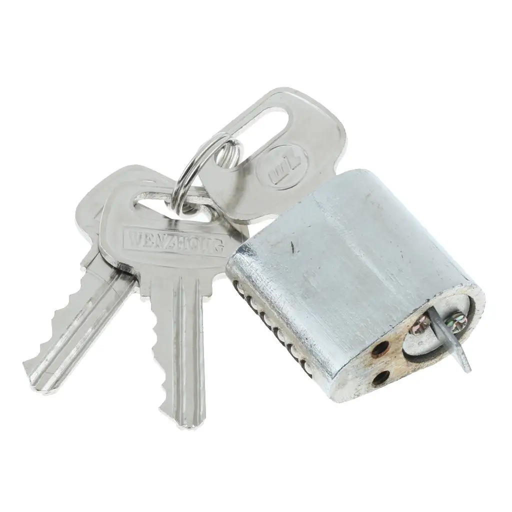 Cylinder Lock Metal Safety Door Lock Cylinder Oval Profile Replacement for Home Security Entrance