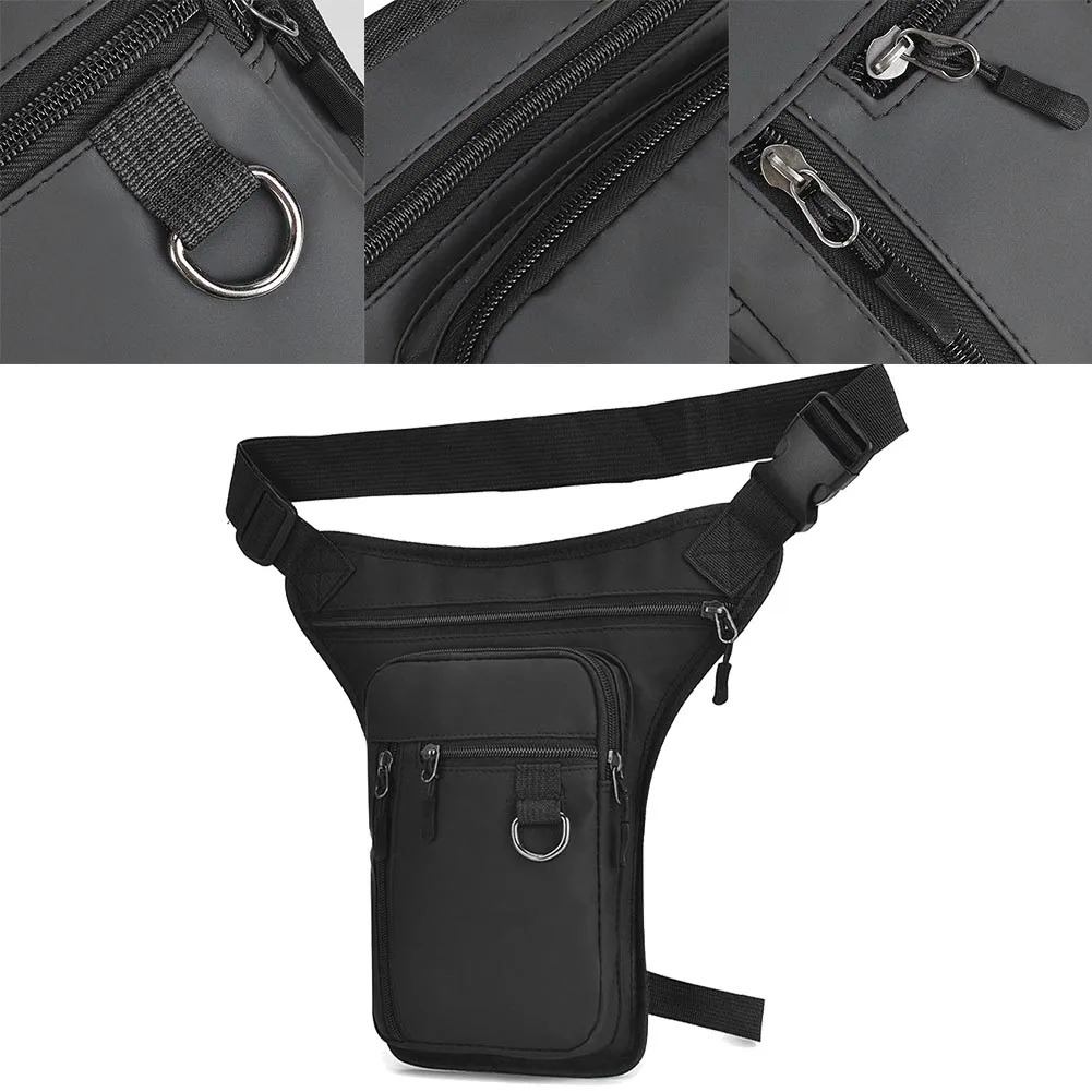 Motorcycle Drop Taille Beenzak Dijriem Heup Bum Motor Vissen Reizen Mobiele Multi-pocket Mobiele Telefoon Portemonnee Heuptasje Zakken
