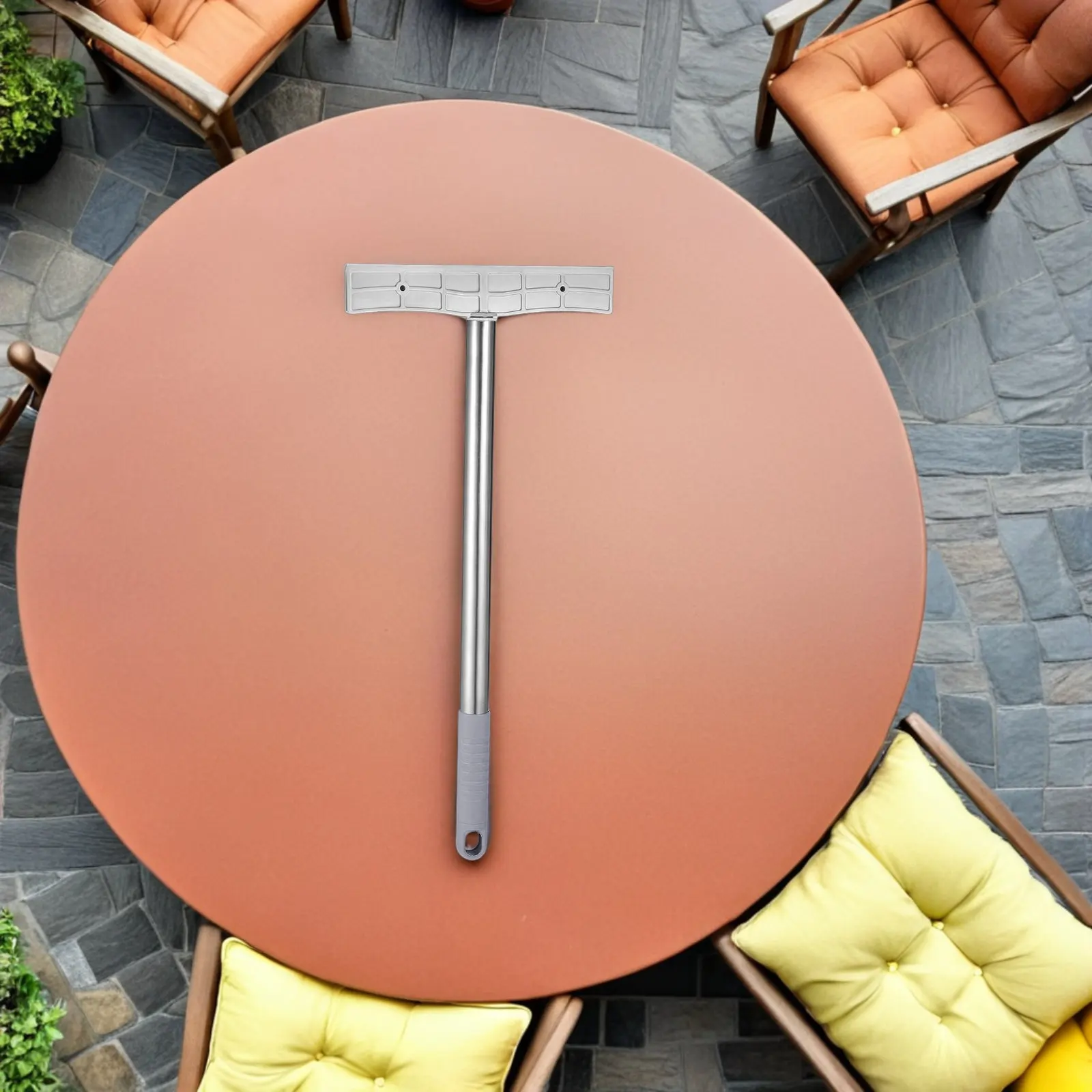 10Pcs Handheld Sign Holder Stainless Steel Double Sided Detachable Sign Paddle Rod Airport School Pickup Trade Show Exhibition