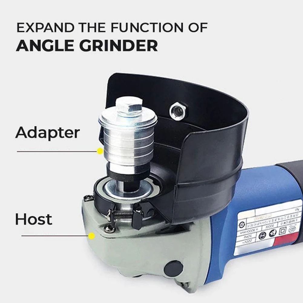 Angle Grinder To Grooving Machine Adapter Angle Grinder Polisher Interface 100/50 Variable Slotting Machine Converter Head Tools