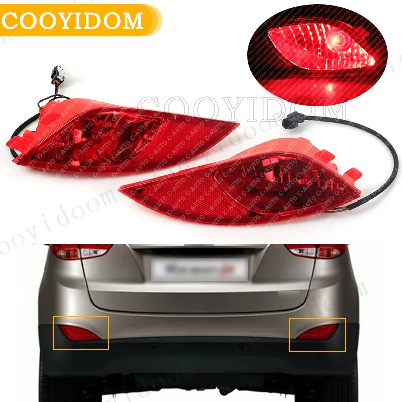 Brake Light Reflector For Hyundai IX35 2010 2011 2012 2013 2014 2015 Rear Bumper Brake Light Tail Stop Lamp 92405-2Z300 Car