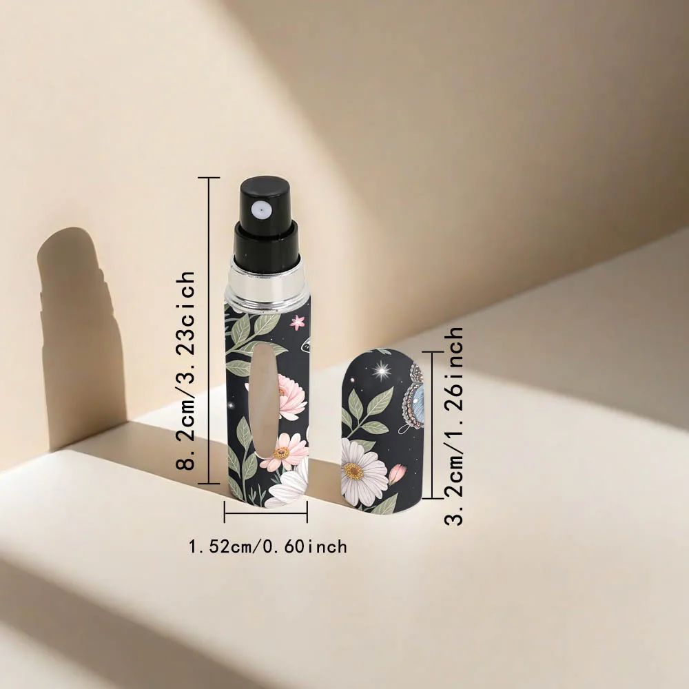 Neue 5 ml Mini Parfüm Flasche Leere Nachfüllbare Spray Rotierenden Flasche Tragbare Lagerung Sprayer Spray Zerstäuber Flasche Nachfüllbar