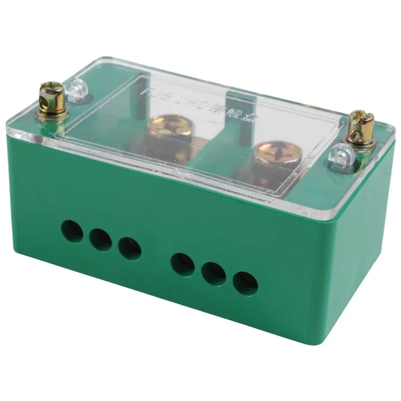 M12K-Single Phase Replacement 2-In 6 Outgoing Terminal Box Household Distribution Box Junction Box Terminal Block 220 V(6 Out)