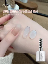 16ml Jelly Milky White Translucent Color Gel Polish Semi Permanent UV Gel Nail Art Soak Off Gel Varnish Latest Fashion