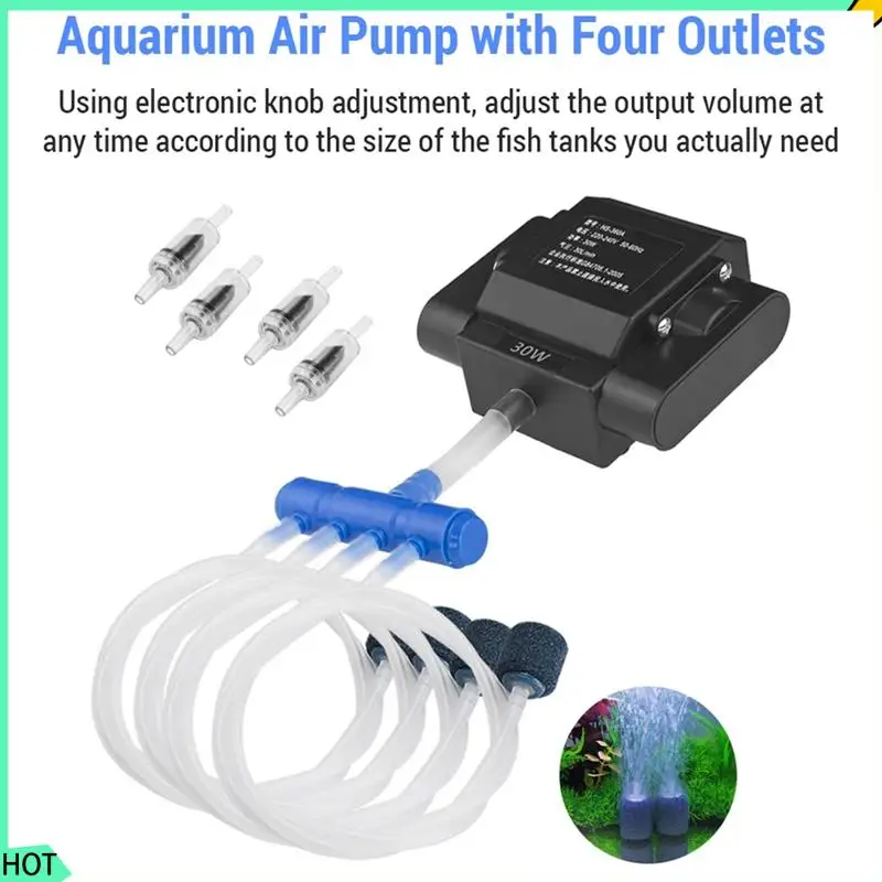 

AWAH Aquarium Oxygen Pump Aquarium Breeding Air Pump For Aquariums Fish Tanks Hydroponic EU Plug