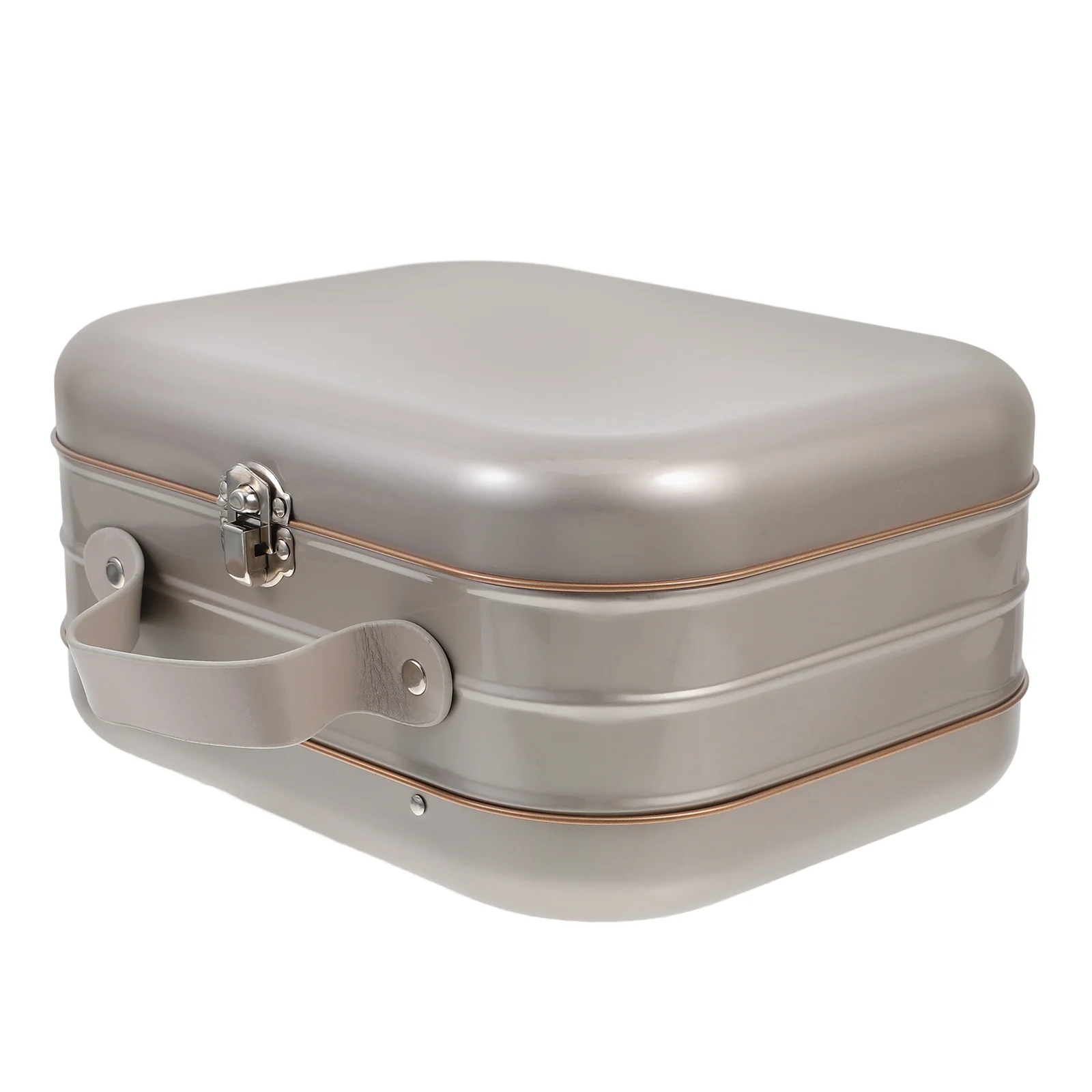 

Tin Box H held Storage Container Desktop ganizer Jewelry Coin Souvenirs Travel Office Use Lightweight Tinplate Material