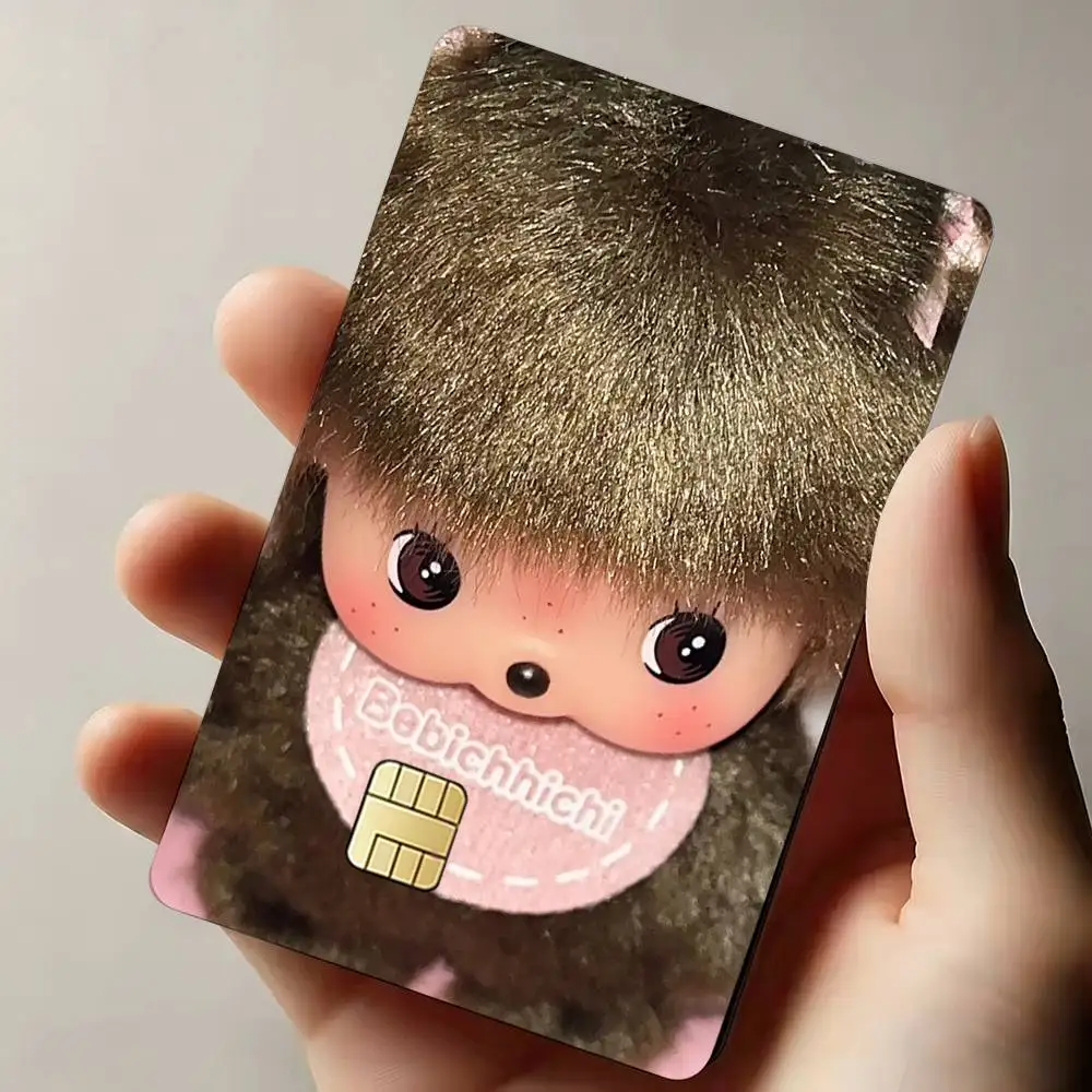 Cute M-MonchhichiS Sticker Decoration Creative Bank Card Bus Metro Waterproof Sticker