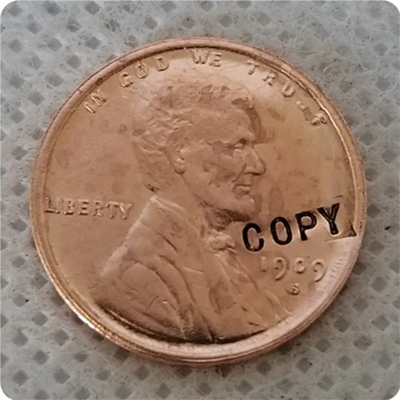 COPY 1909 S VDB Lincoln Wheat Cent Penny COPY COIN