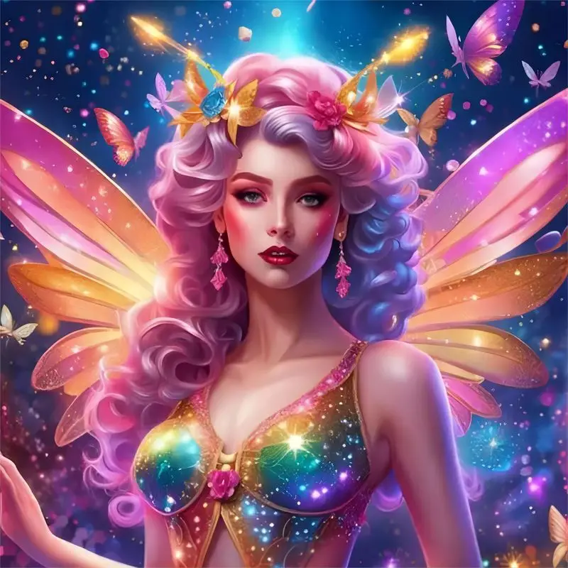 

GATYZTORY Diamond Embroidery Woman Crafts Diamond Painting Mosaic Full Square Round Drill Portrait Rhinestone Picture Art