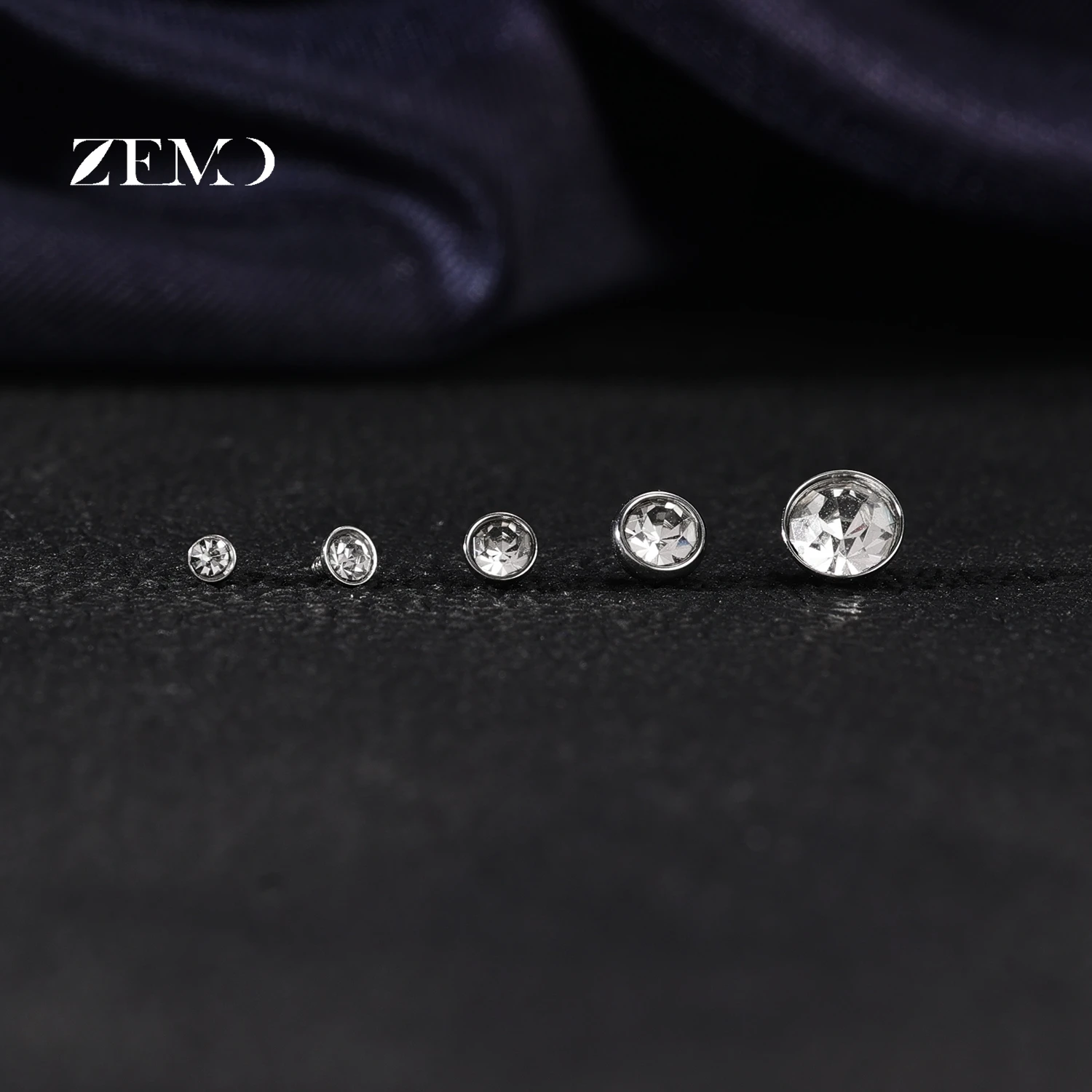 ZEMO 1-2 ชิ้น/ล็อต เหล็กกล้าไร - Body Jewelry Dermal บทวิจารณ์และราคา