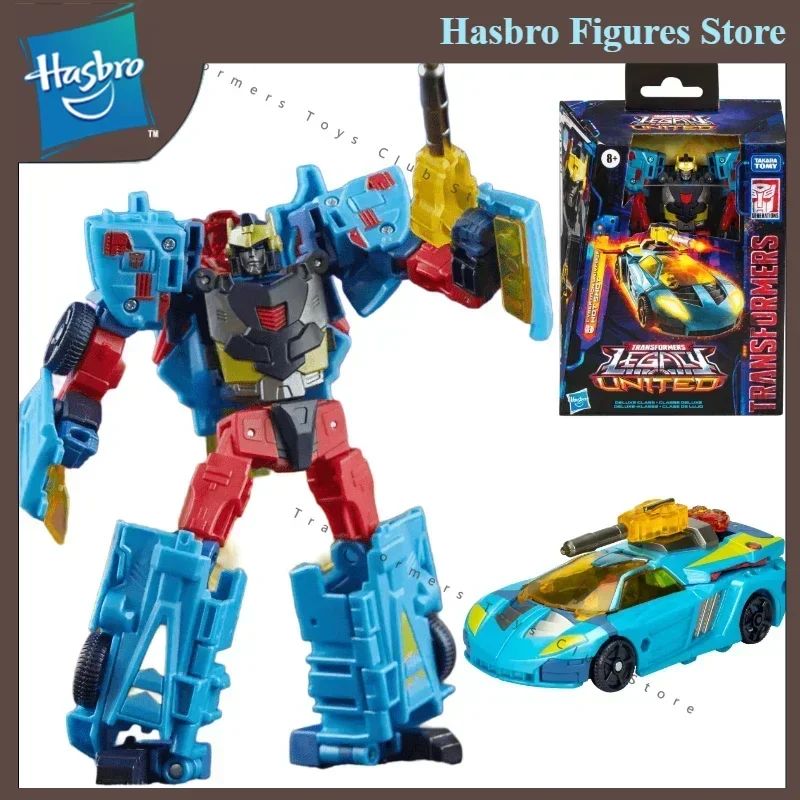 

Новая Фигурка трансформера Hasbro Legacy United Deluxe Class Cybertron Universe Hot Shot коллекционная игрушка подарок F8529