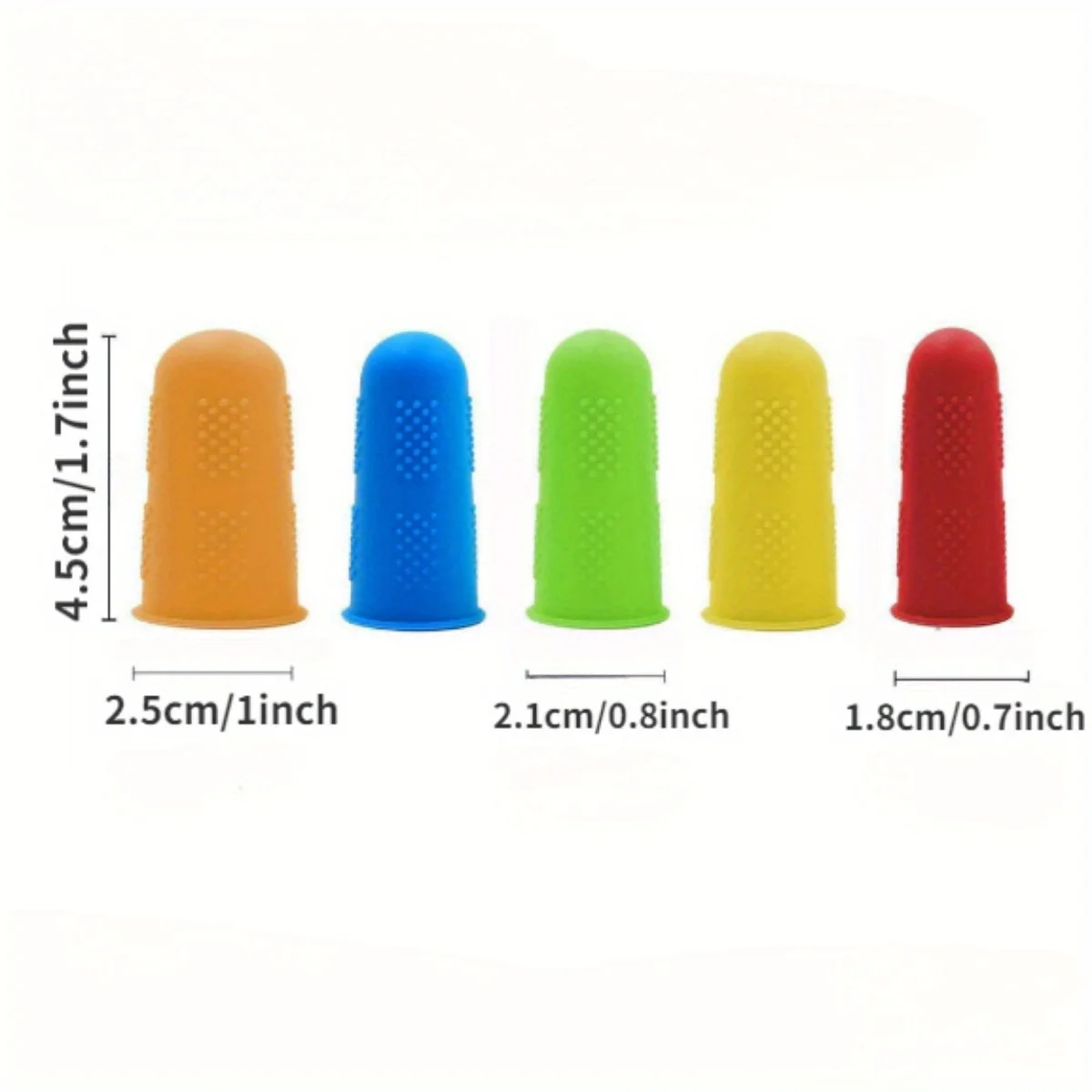 Silicone Hot Glue Gun Finger Caps,Finger Guard Protectors or Hot Glue Wax Rosin Resin Honey Adhesives Scrapbooking Sewing 3Sizes image 3