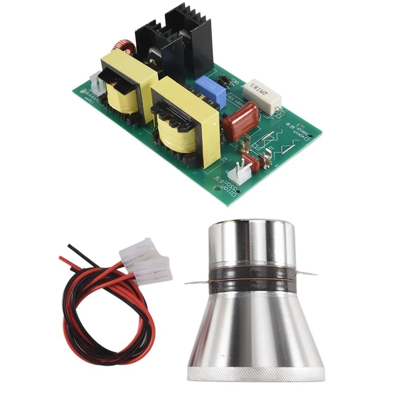 AD24 220V 100W 40KHZ Ultrasonic Cleaning Transducer Cleaner High Performance +Power Driver Board Ultrasonic Cleaner Parts