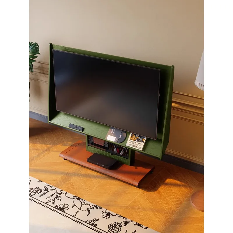 Suporte de TV removível de piso retrô francês