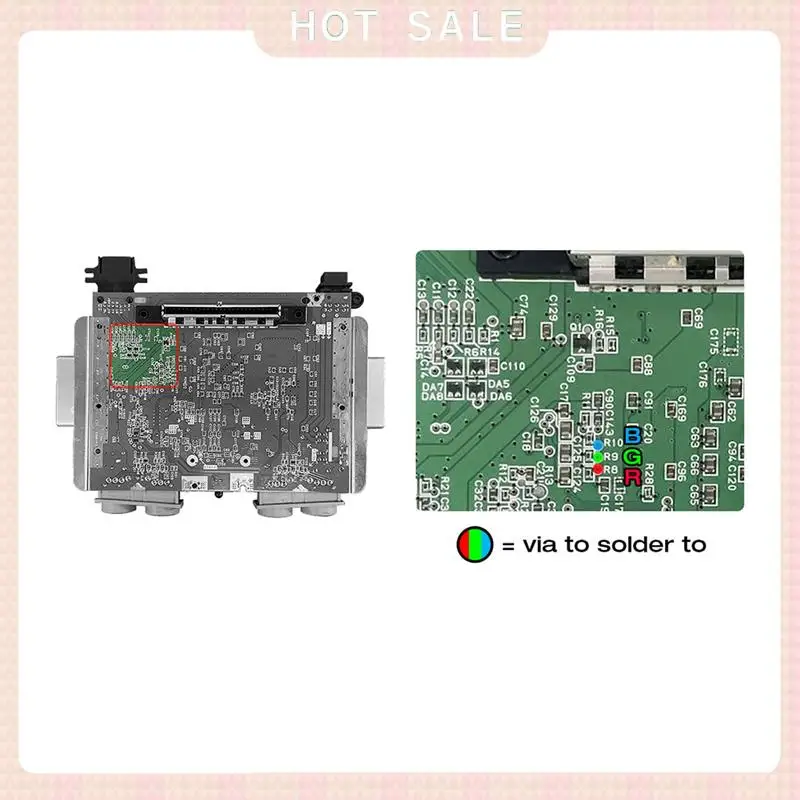 24-Hour Delivery N64 RGB MOD Kit For N64 NTSC Consoles RGB Module Chip For Nintendo 64 NTSC Modified RGB Output Module Easy To U