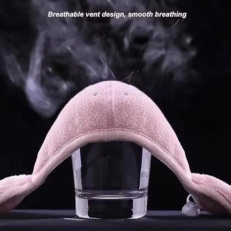 قناع شتوي دافئ 2 في 1 مقاوم للرياح للجنسين، مقاوم للغبار وجيد التهوية، سميك ومريح، معدات الحماية الخارجية للطقس البارد