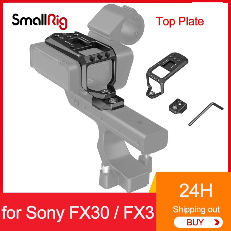 Smallrig Top Plate for Sony FX30 / FX3 XLR Unit MD3990 Lightweight For Sony FX30 / FX3 XLR Handle Accessories