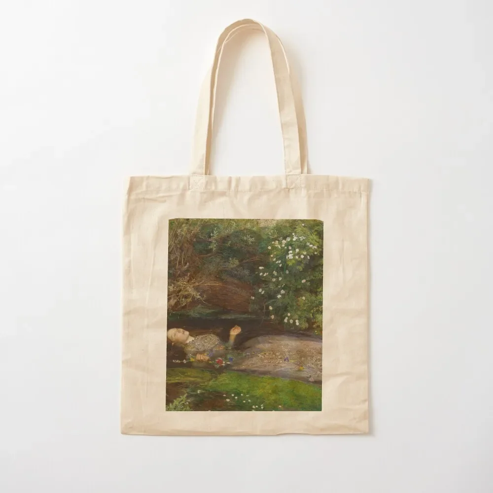 

John Everett Millais - Ophelia Tote Bag cute pouch bag Big bag Reusable bags