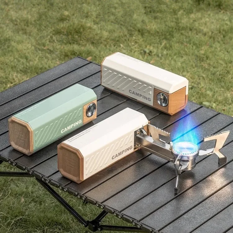 

NB-FAVOUR Steel Portable Camping Gas Stove Manual Outdoor Cooking Furnace with Butane Propane Folding Gas Burner