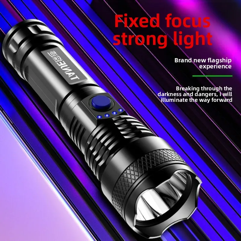 

LED Flashlight, Rechargeable, Small and Portable, Super Bright, Strong Beam, Long-range, Night Use, Outdoor, Special Forces