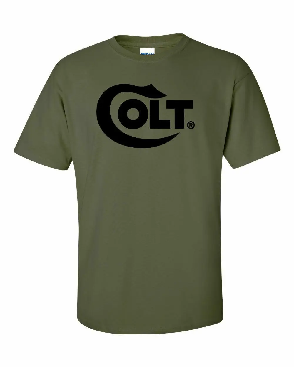 Colt Black Logo T Shirt 2nd Amendment Pro Gun Brand Firearms Rifle Pistol