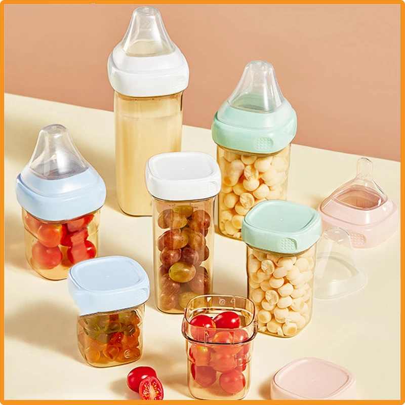 Suitable for hegen bottle accessories, storage box cover/cup cover/handle/dust cover+bottle collar/straw/square bottle universal