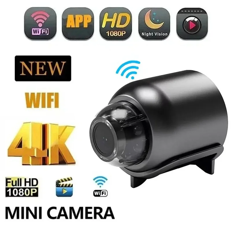Mini Camera 1080P HD Clear Night Vision Lightweight Protection Remote Camera Motion Detection Wireless WiFi Surveillance Camera