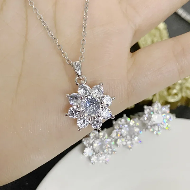 MDL مويسانيتي. مجموعة أقراط ألماس كاملة من ثلاثة خواتم مويسان متألقة على شكل حرف D #3