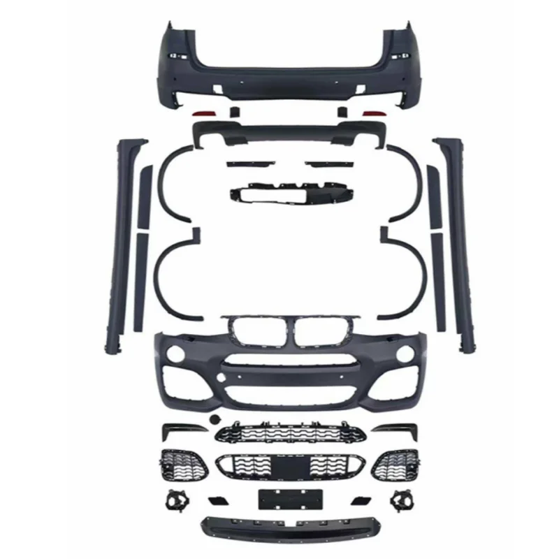 

Dream Garage 2026 Best Quality PP Material Bodykit F25 X3 MT Style Body Kit Car Bumpers Grille For X3-Series F25 2014-2017 W