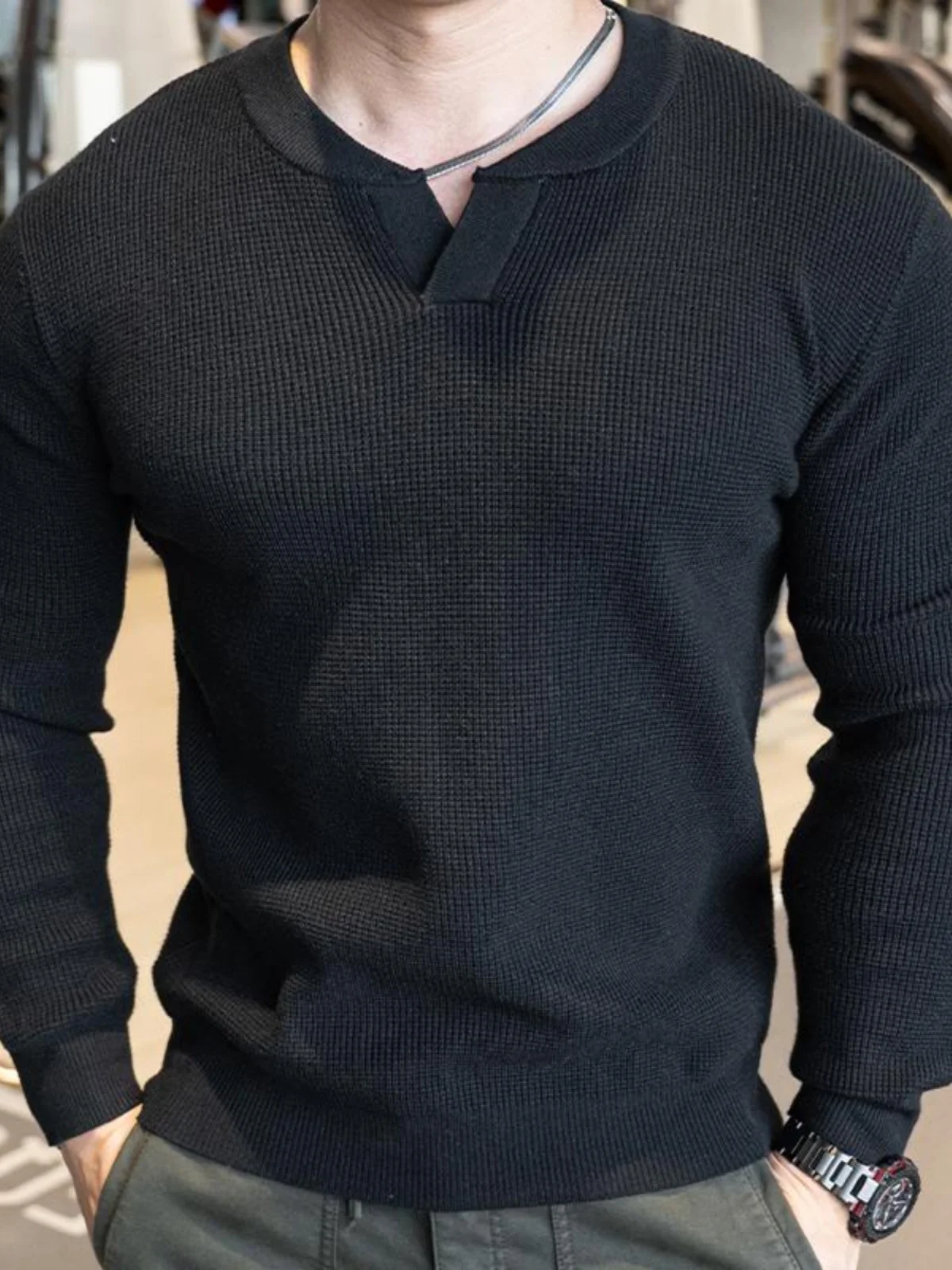 

Весна-Осень 2022, спортивная футболка с базовым слоем для бега в тренажерном зале, трикотажная мужская футболка irt с небольшим v-образным вырезом, повседневная модная городская футболка