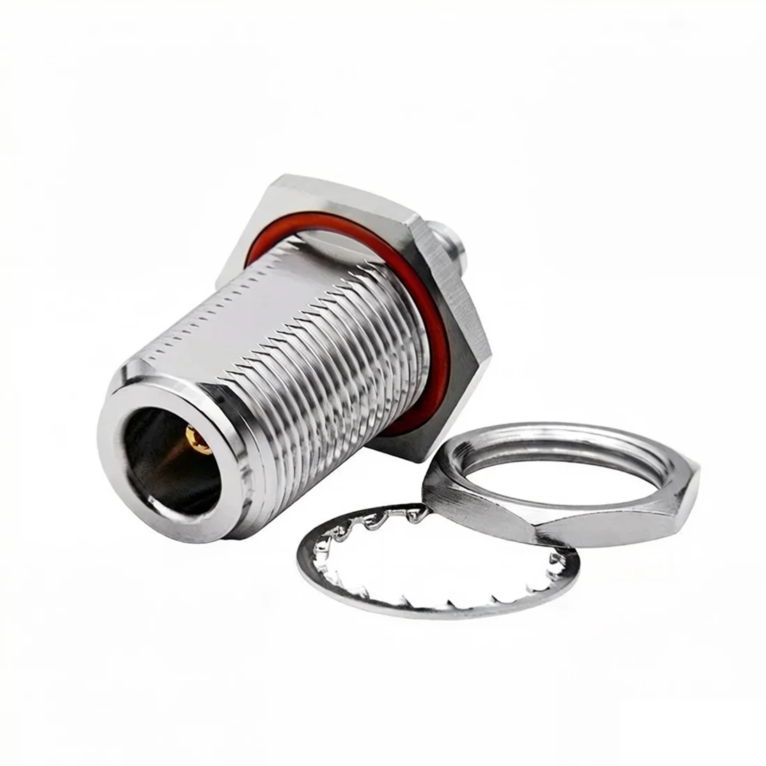 1pc SMA Female Switch N Jack Bulkhead O-ring Straight RF Coax Adapter Connector Convertor Wholesale