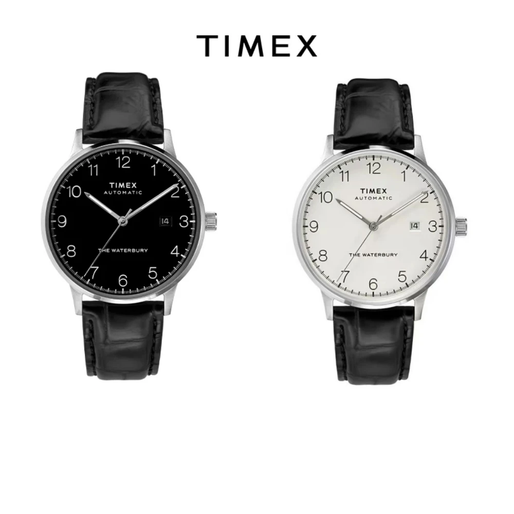 TIMEX  Men Automatic Watch Mechanical Fashion Sports Watch Automatic Winding Belt 2-Color Watch Luxury Business Watch