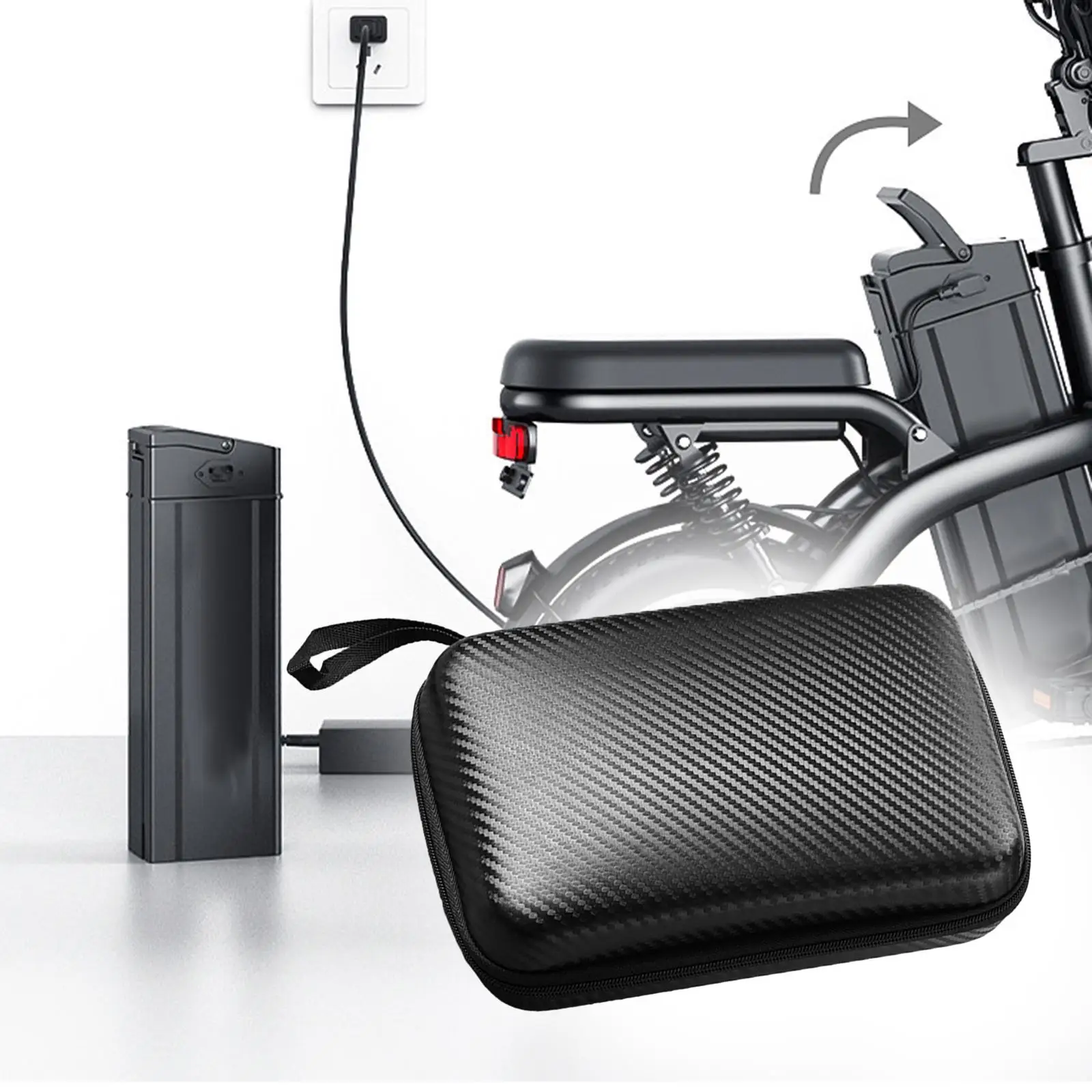 Estojo rígido de eva, acessórios eletrônicos, fitness, treino, cabo multifuncional, viagem, ao ar livre, eva, bolsa de armazenamento, carregador