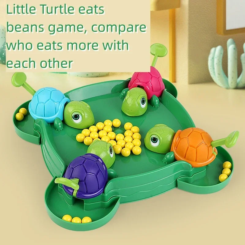 Turtles Eat Beans puzzle multiplayer Parent-child interactive Board Game Kids Toys Competitive Party Games Toy for children gift