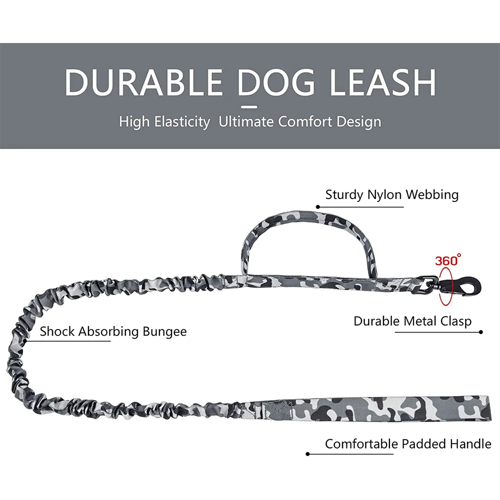 Military Tactical Dog Collar Nylon Adjustable Durable German Shepherd for Medium Large Outdoor Walking Training Pet Supplies