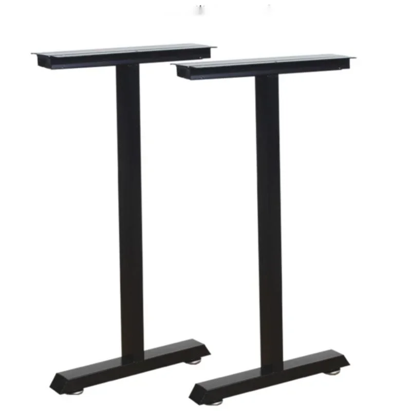 Modern Minimalist Table Legs Iron Art Frames H-Shaped Dining Table Supports Stable Heavy-Duty Accessories Contemporary Design